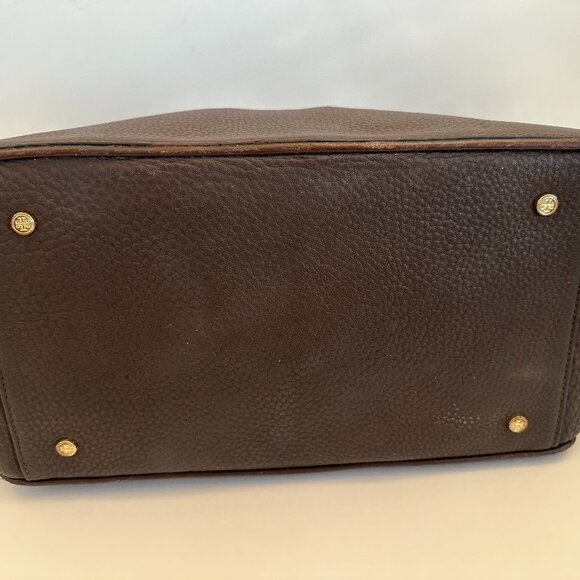 Tory Burch large Leather Tote Bag - Brown - Picture 4 of 14